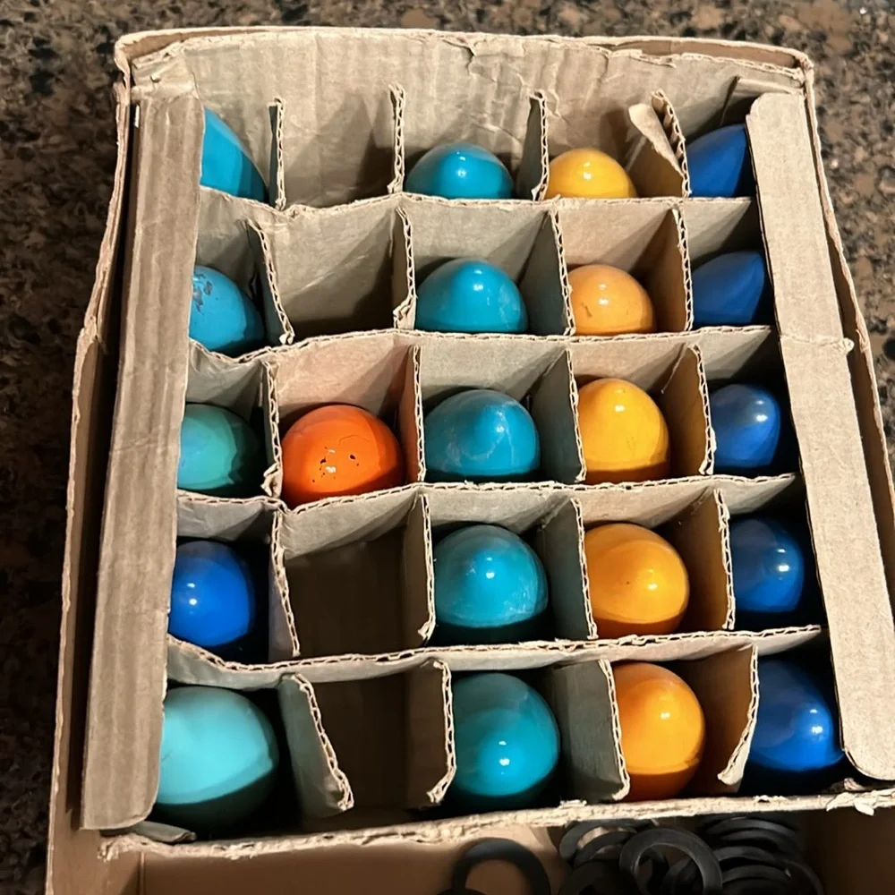 43 Vintage Murphy’s Outdoor Christmas Lights Set in Assorted Colors